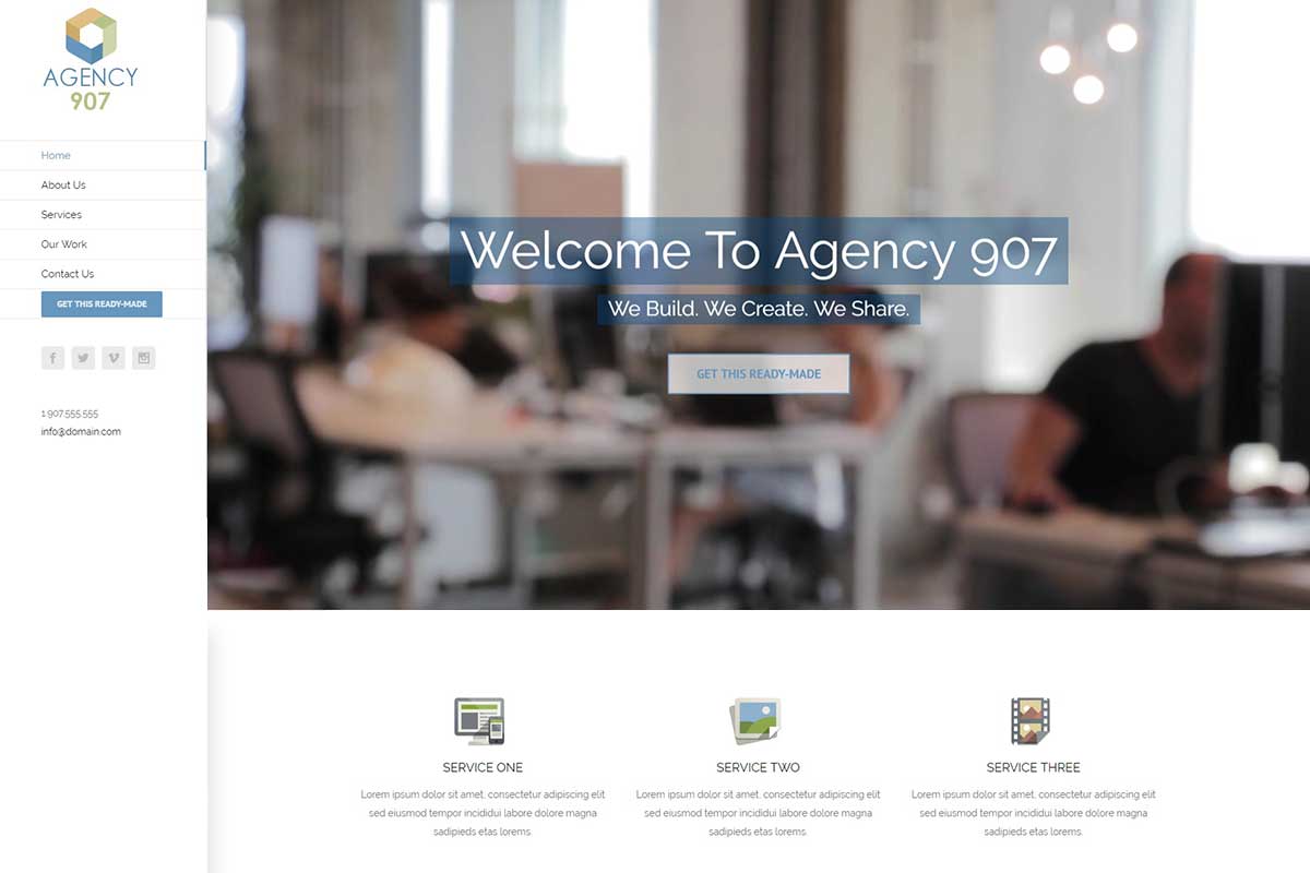 agency template