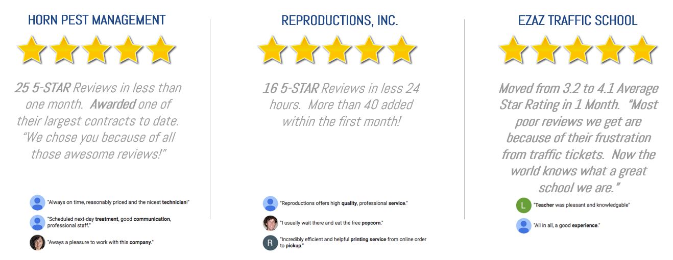 how to get five star reviews